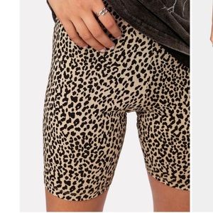 Leopard Bike Shorts